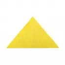 Шкурка велкро FLEX 300x300х300мм Р100, за гипсокартон, перфорирана, жълта, триъгълна, самозалепваща - small, 20730