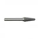 Шлайфгрифер с объл връх MAKITA 10х70x25мм, коничен, форма F, HSS, цилиндрична опашка - small