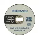 Диск карбофлексов DREMEL 38x1.12мм, за рязане на метал, комплект 10бр - small, 131569