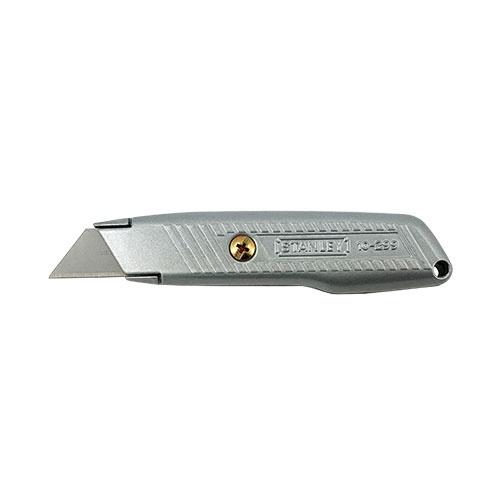 Макетен нож STANLEY 18х136мм, метален корпус, фиксирано острие, 1бр острие