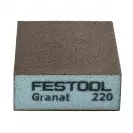 Абразивна гъба FESTOOL Granat 98х69х26мм P220, четиристранна, за метал, дърво, пластмаси и боядисани изделия - small, 51088