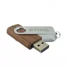 Дървено USB STIHL 16GB, орехова дървесина, версия 2.0 - small, 49521