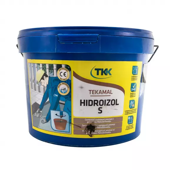 Хидроизолационна мазилка TKK HydroBlocker Hidroizol S 7кг, еднокомпонентна, за външно приложение