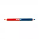 Молив за комбиниран SOLA RBB 17см, червен-син, липово дърво - small