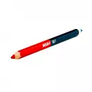 Молив за комбиниран SOLA RBB 17см, червен-син, липово дърво - small, 44128
