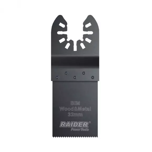 Нож за мултифункционален инструмент RAIDER 32x40мм, за дърво, пластмаса, метал и алуминий, за RD-OMT01, RDP-SОМТ20 