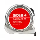 Ролетка пластмасов корпус SOLA Compact M 8м x 25мм, с магнит, хромиран, EC-клас 2 - small