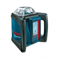 Ротационен лазерен нивелир BOSCH GRL 500 HV, червен лазер клас 2, обхват 500m, точност 0.5mm/10m, автоматично