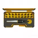 Комплект накрайници FELO Impact 19части, PH, PZ, TX с магнитен държач - ударни - small, 84574