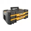 Куфар за инструменти DEWALT TSTAK IV, с органайзер, пластмасов, черен/жълт - small