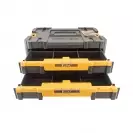 Куфар за инструменти DEWALT TSTAK IV, с органайзер, пластмасов, черен/жълт - small, 95382