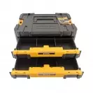 Куфар за инструменти DEWALT TSTAK IV, с органайзер, пластмасов, черен/жълт - small, 95383