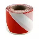 Лента обезопасителна GR SMART 100м, полиетилен, червено и бяло - small