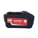Батерия акумулаторна METABO 18V 4.0Ah, 18V, 4.0Ah, Li-Ion - small, 101455