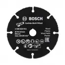 Диск карбиден BOSCH Carbide Multi Wheel 76х1.0х10мм, за дърво, пластмаса и др., сухо рязане, сегментиран - small
