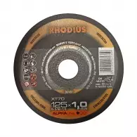 Диск карбофлексов RHODIUS ALPHAline XT70 125x1.0x22.23мм, за рязане на неръждаема стомана