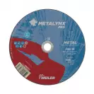 Диск карбофлексов WEILER METALYNX PRO 230x2.0x22.23мм, за рязане на метал - small
