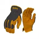 Ръкавици DEWALT DPG216 Leather Performance Hybrid Gloves, с пет пръсти - small