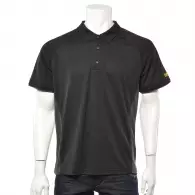 Тениска с къс ръкав и яка DEWALT PWS Polo Shirt Black/Grey S, сиво/черна