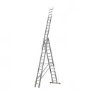 Алуминиевa стълба KRAUSE Tribilo 3х14, 3950/6850/10250мм, трираменна, професионална, 150кг. - small