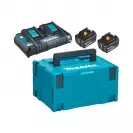 Комплект батерии и зарядно устройство MAKITA BL1850Bx2 + DC18RD, 18V, 5.0Ah, Li-Ion - small