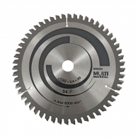 Диск с твърдосплавни пластини BOSCH MULTI MATERIAL 190/2.4/20/16 Z=54, за рязане на алуминий