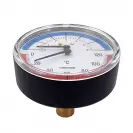 Манометър и термометър CEWAL TRP 80 VI 0-6bar 0-120°, 80мм, 1/2