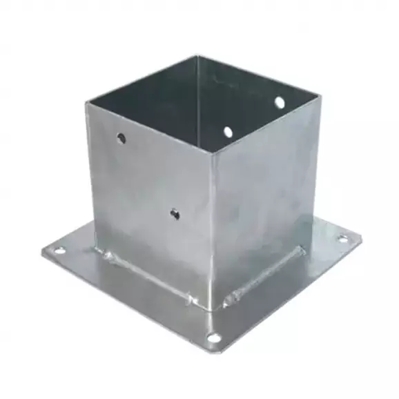 Основа за греда DOMAX PSP 140 141х141х152.5x2.5мм, поцинкована, за дървени строителни продукти