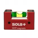 Пластмасов нивелир SOLA GO! magnetic 6.8cm, с една либела и магнит - small