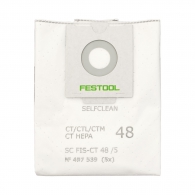 Торбичка филтърна FESTOOL SC FIS-CT 48/5, за прахосмукачка: CTL 48, за еднократна употреба