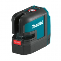 Акумулаторен линеен лазерен нивелир MAKITA SK105DZ, 12V, 2.0-4.0Ah, 2 лазерни линии, точност 3mm/10m, автоматично