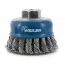 Четка камбанка за ъглошлайф WEILER 65х0.5мм/М14, стоманена, плетена, 0.5мм-тел - small, 116963