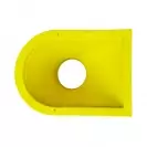 Улей направляващ за насипни материали TEKCNOPLAST 0.650м, полипропиленов, жълт - small, 109959