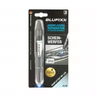 UV ремонтен гел писалка BLUFIXX 5гр. прозрачен, за автомобилни фарове (предни светлини), к-кт със светодиод