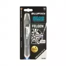 UV ремонтен гел писалка BLUFIXX 5гр. сребро, за автомобилни джанти, к-кт със светодиод - small