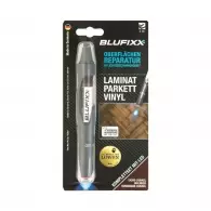 UV ремонтен гел писалка BLUFIXX LPV 5гр. тъмен дъб, за ламинат, паркет и винил, к-кт със светодиод