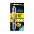 UV ремонтен гел писалка BLUFIXX MGS 5гр. прозрачен, за метал, стъкло и камък, к-кт със светодиод - small