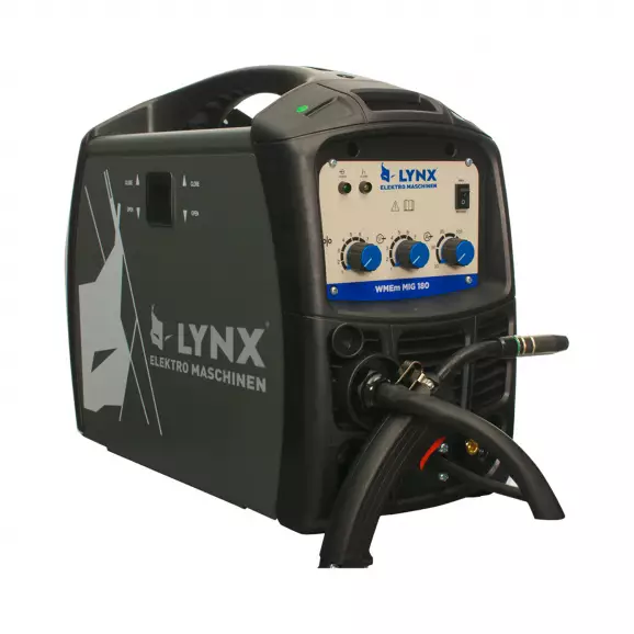 Апарат за MIG/MAG заваряване инверторен LYNX EM WMEm MIG 180, 30-180A, 230V, 0.6-0.8mm