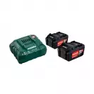 Комплект батерии и зарядно устройство METABO GAS 18Vx2 + ASC 30-36, 18V, 4.0Ah, LiHD - small