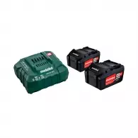 Комплект батерии и зарядно устройство METABO GAS 18Vx2 + ASC 30-36, 18V, 4.0Ah, LiHD