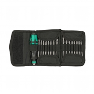 Комплект накрайници WERA 33части, PH, PZ, SB, TX, шестостен, Spanner, Tri-Wing, Torq с магнитен държач