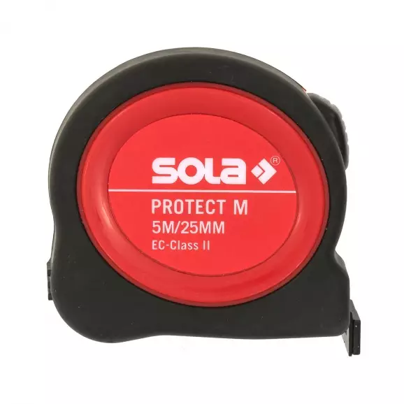 Ролетка пласмасов корпус SOLA PROTECT M 5м x 25мм, с магнит, гумирана, EG-клас 2