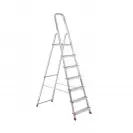 Алуминиевa стълба KRAUSE CORDA 6+1, 1450мм(на стълбата), едностранна, за домашна употреба, 150кг. - small, 125718