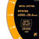Диск диамантен DEWALT 300х3.0х25.4мм, за метал, сухо рязане - small, 124433