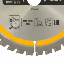 Диск с твърдосплавни пластини DEWALT Construction 165/1.5/20 Z=36, за дървесина - small, 127881
