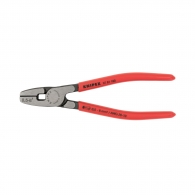 Клещи кербовъчни KNIPEX 0.5-6мм2, за изолирани кабелни накрайници, AWG 20-10, еднокомпонентни дръжки
