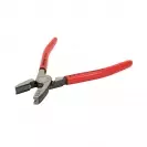 Клещи кербовъчни KNIPEX 0.5-6.0мм2, за изолирани кабелни накрайници, AWG 20-10, еднокомпонентни дръжки - small, 124140