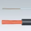 Клещи за заголване на кабели KNIPEX 0.2-6.0кв.мм, автоматични, изолирани, вграден резач за кабели до 2.5кв.мм - small, 127813