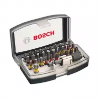 Комплект накрайници BOSCH Quick Change 32части, PH, PZ, SB, TX , шестостен с магнитен държач