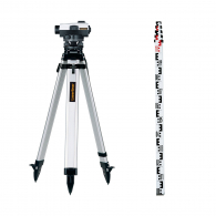 Оптичен нивелир LASERLINER AL 26 Plus set, увеличение 26x, стандартно отклонение 1.5 mm/km